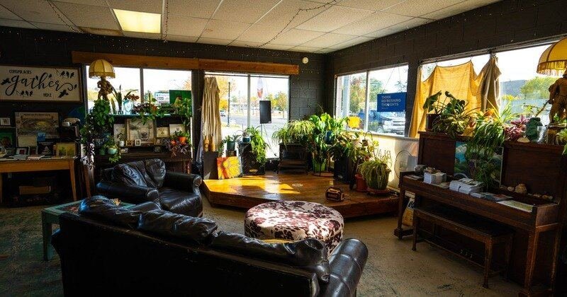 Inside Black Sheep Coffee & Cookhouse, Duchesne, Utah
