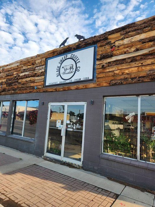 Black Sheep Coffee & Cookhouse storefront sign